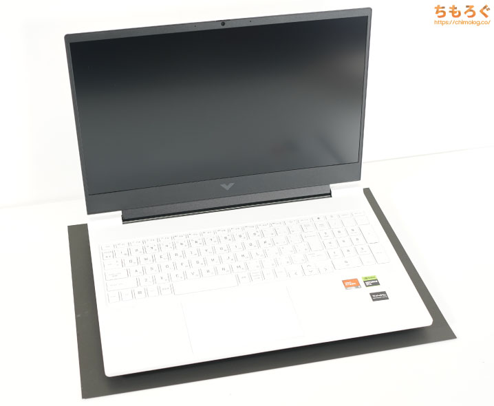 HP Victus 16 AMD(RTX 4050)をレビュー(外観デザイン)