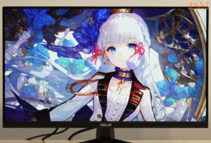 ASUS VG259Q3Aレビュー（SDRコンテンツの表示例）