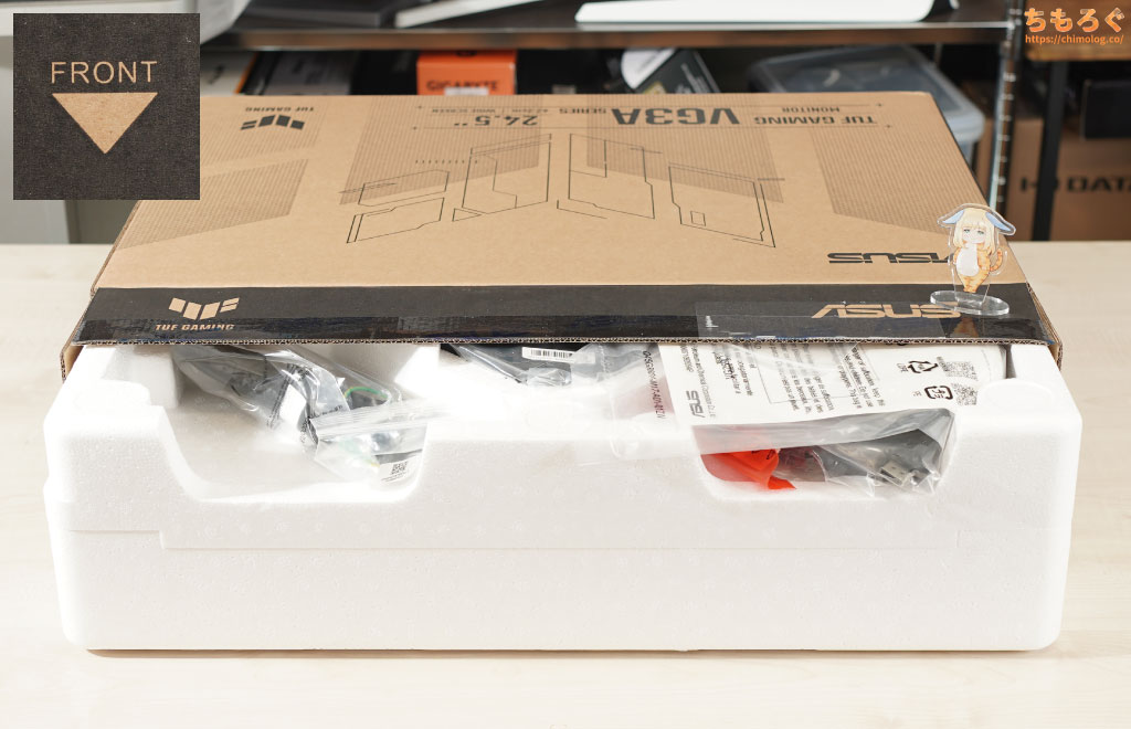 ASUS VG259Q3A レビュー(開封)
